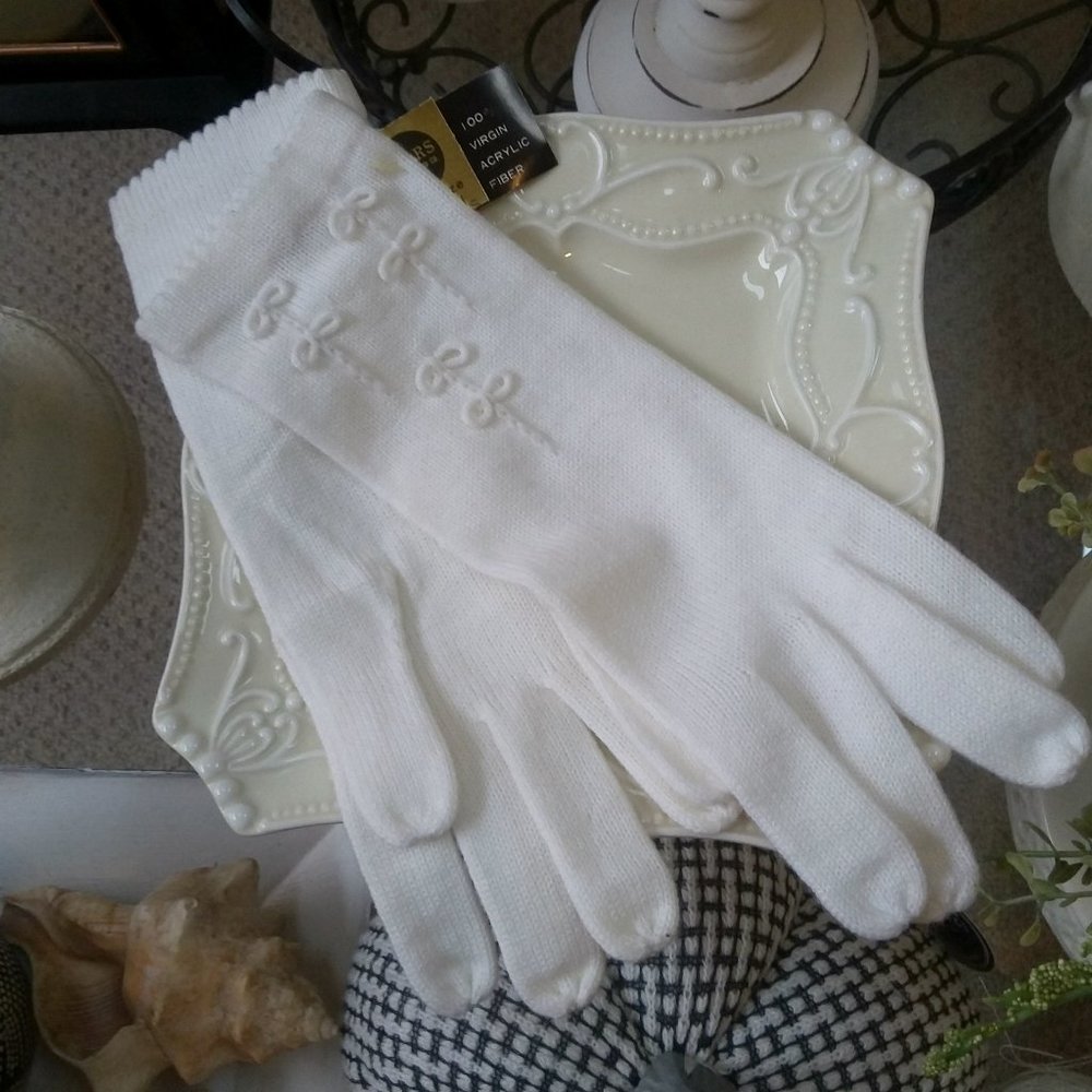 NEW! VINTAGE 100% Virgin ACRYLIC Winter GLOVES